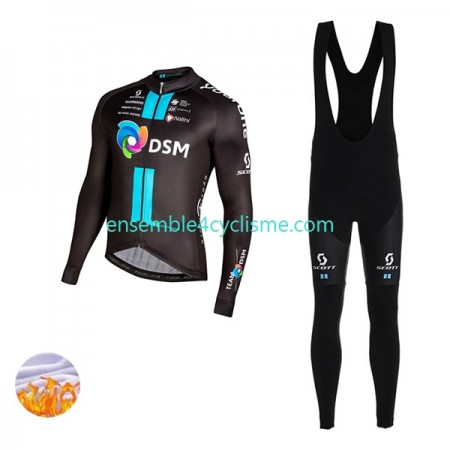 Tenue Maillot M/L + Collant à Bretelles Hiver Thermal Fleece 2022 Team DSM N001